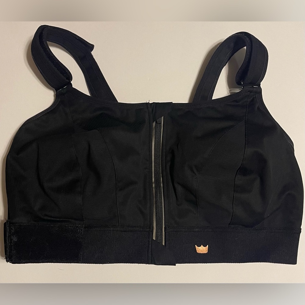 Shefit The Flex Black Adjustable Sports Bra Size 4 Luxe (42D-44DD)